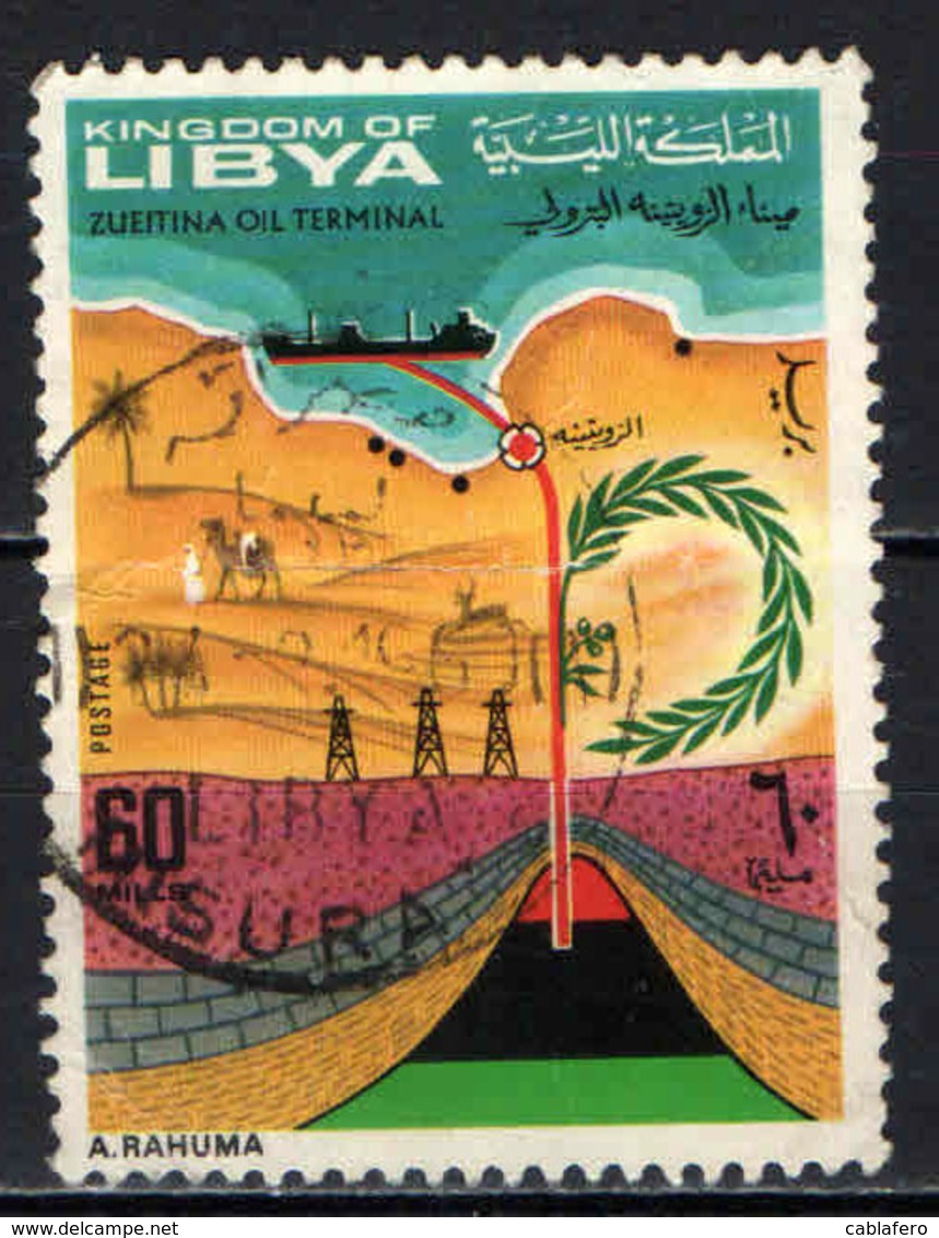 LIBIA - 1968 - Opening Of The Zueitina Oil Terminal                                   - USATO - Libia