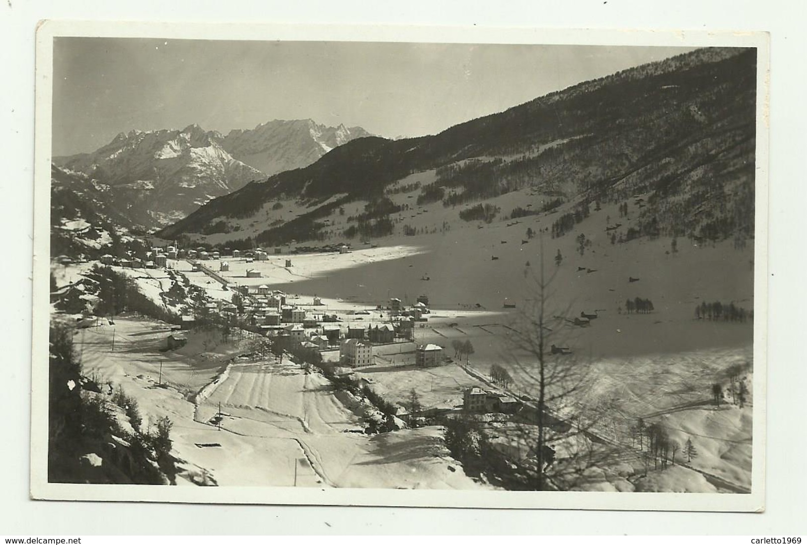 PASSO D'APRICA - STAZIONE INVERNALE SPORTIVA 1934 -  VIAGGIATA FP - Sondrio