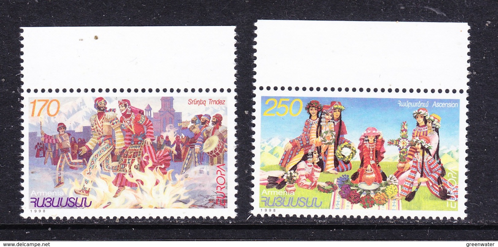 Europa Cept 1998 Armenia 2v ** Mnh (45220) - 1998