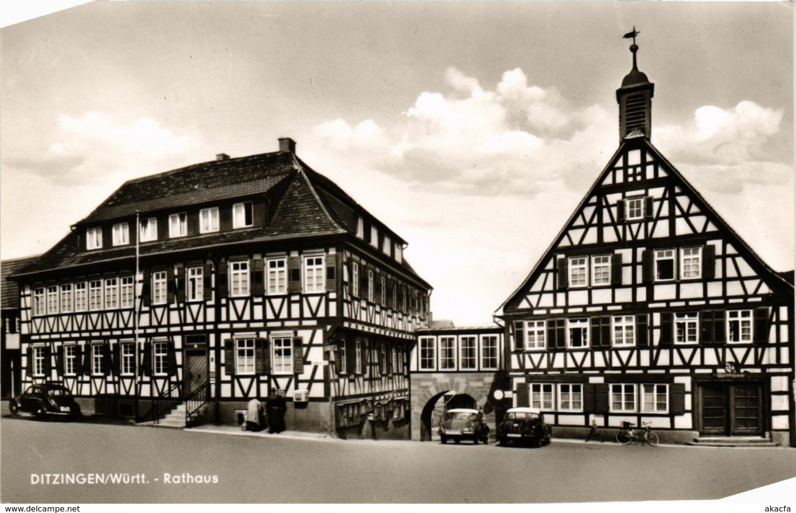 CPA AK Ditzingen Rathaus GERMANY (932175) - Ditzingen