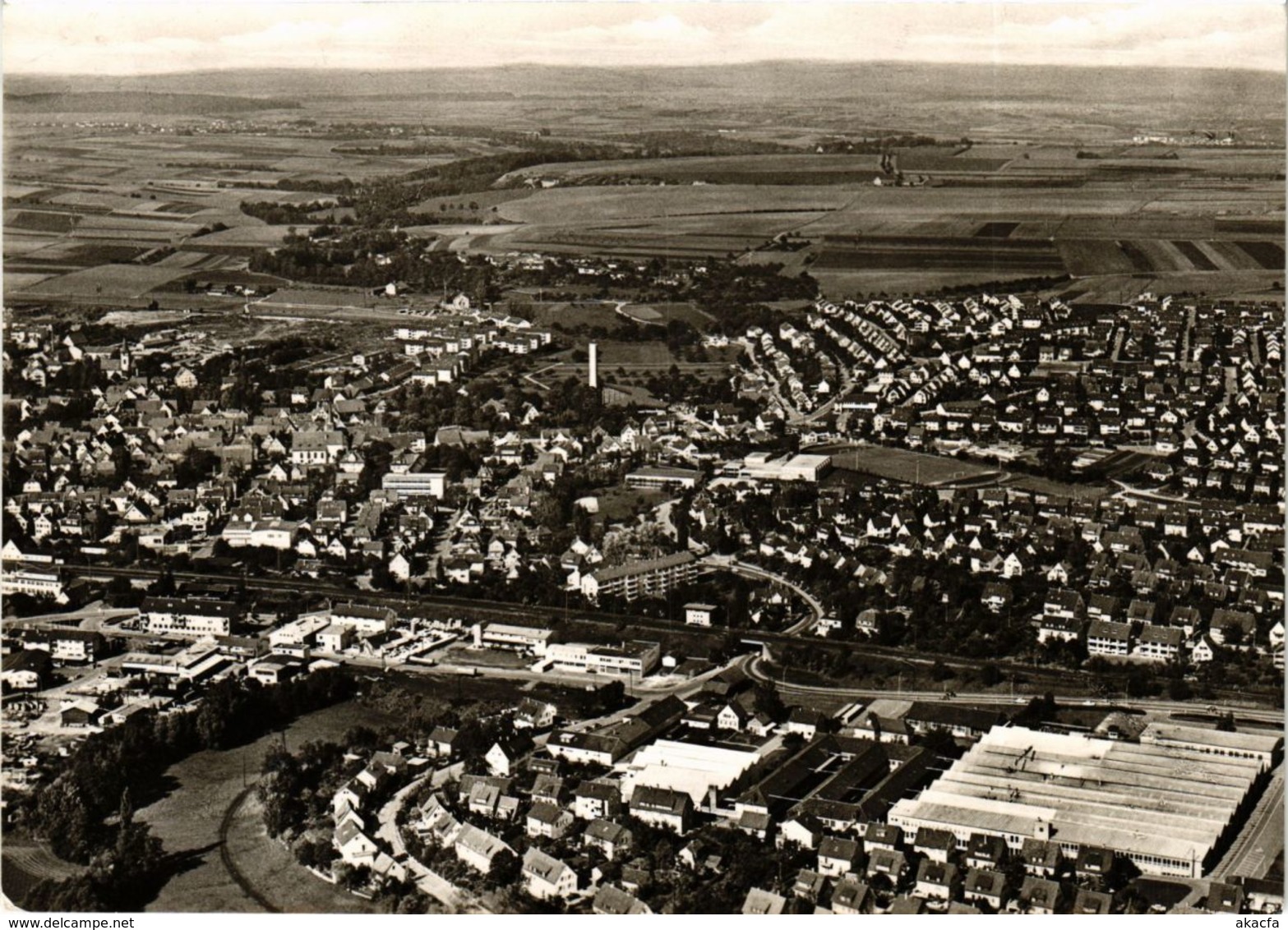 CPA AK Ditzingen Aerial View GERMANY (932179) - Ditzingen