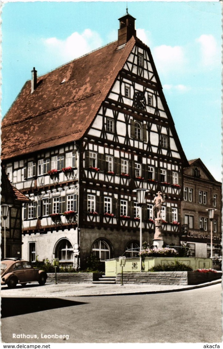 CPA AK Leonberg Rathaus GERMANY (932240) - Leonberg