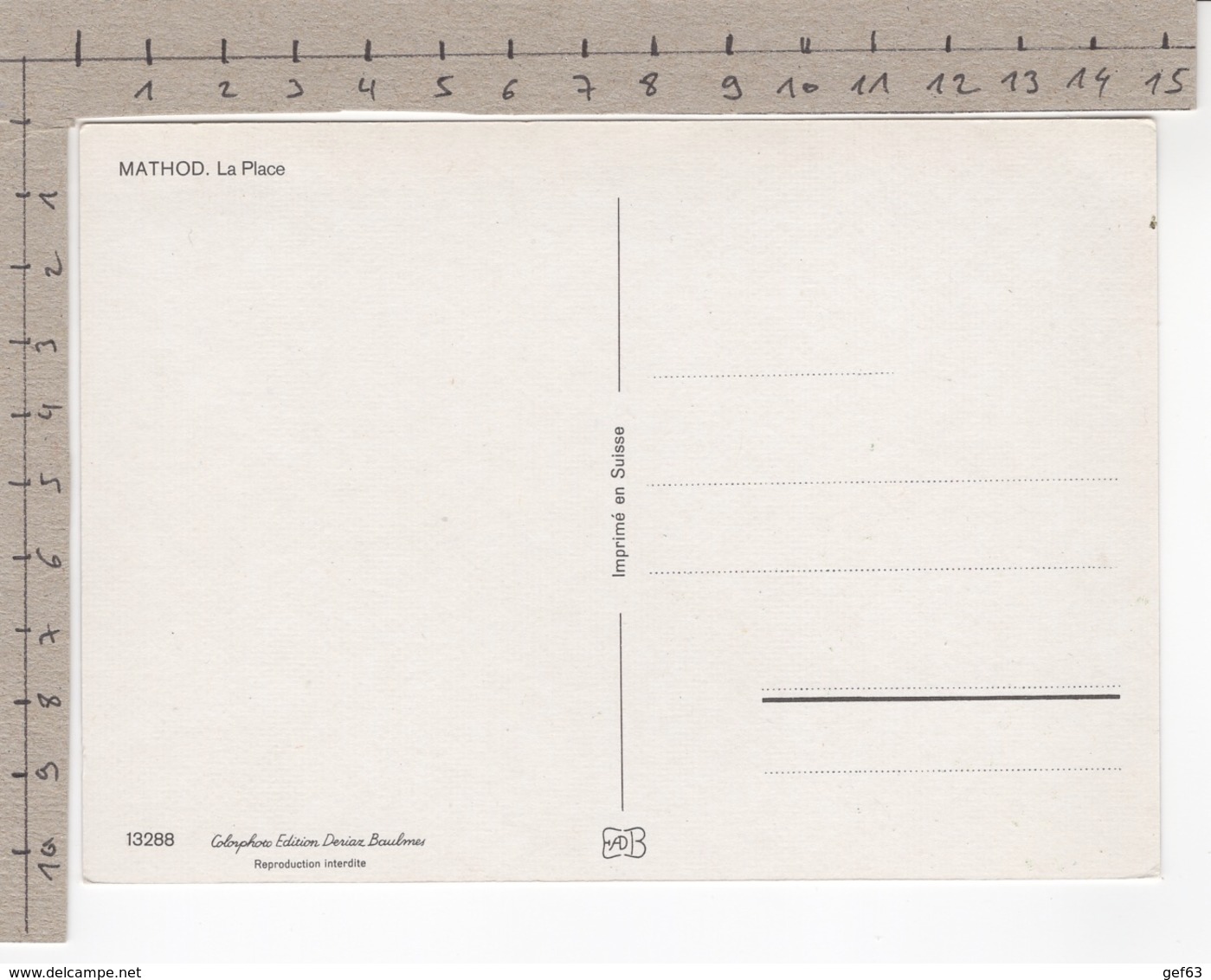 Mathod - La Place - Postauto ° Bus / Car PTT - Buses & Coaches