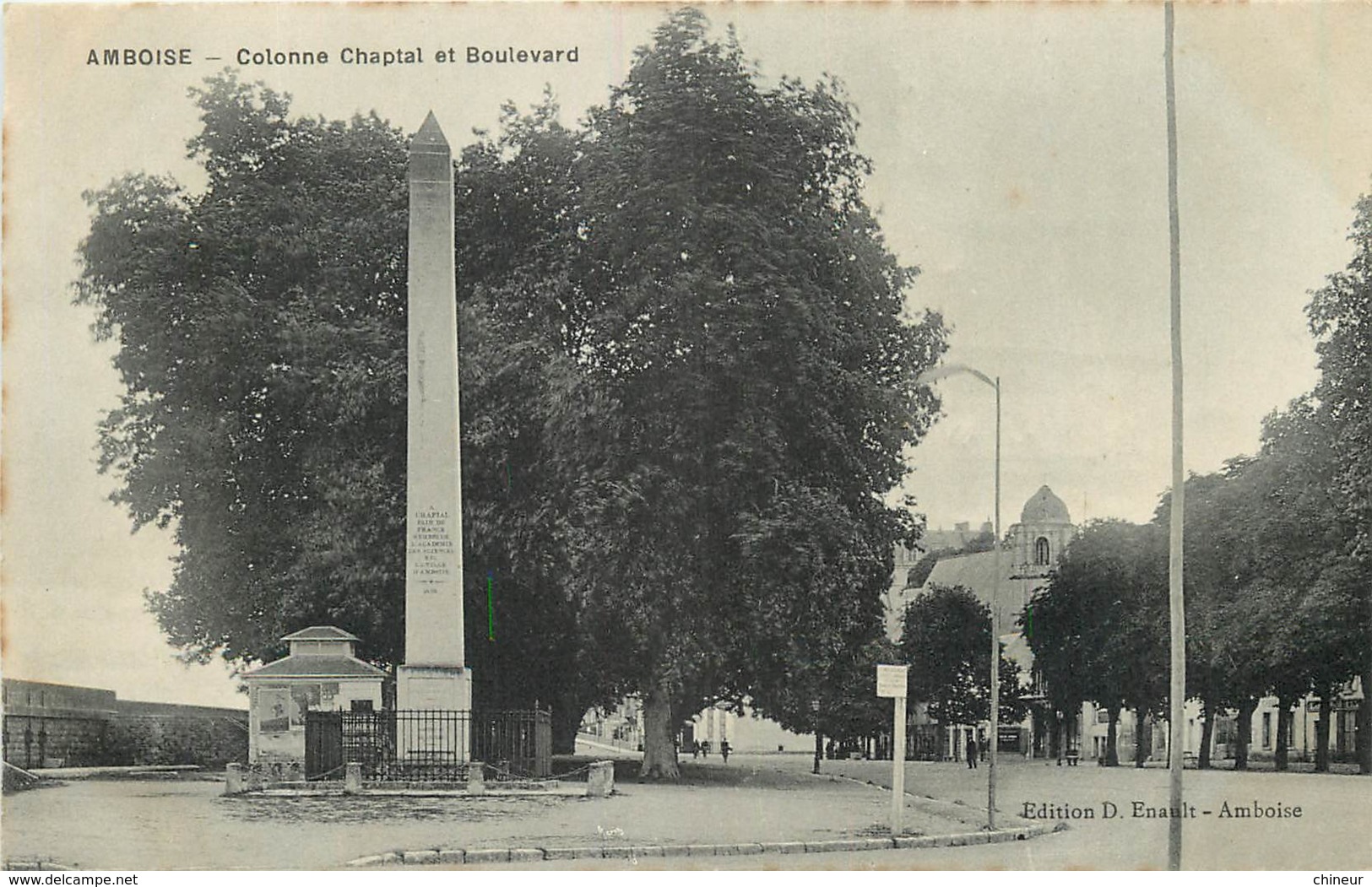 AMBOISE COLONNE CHAPTAL ET BOULEVARD - Amboise