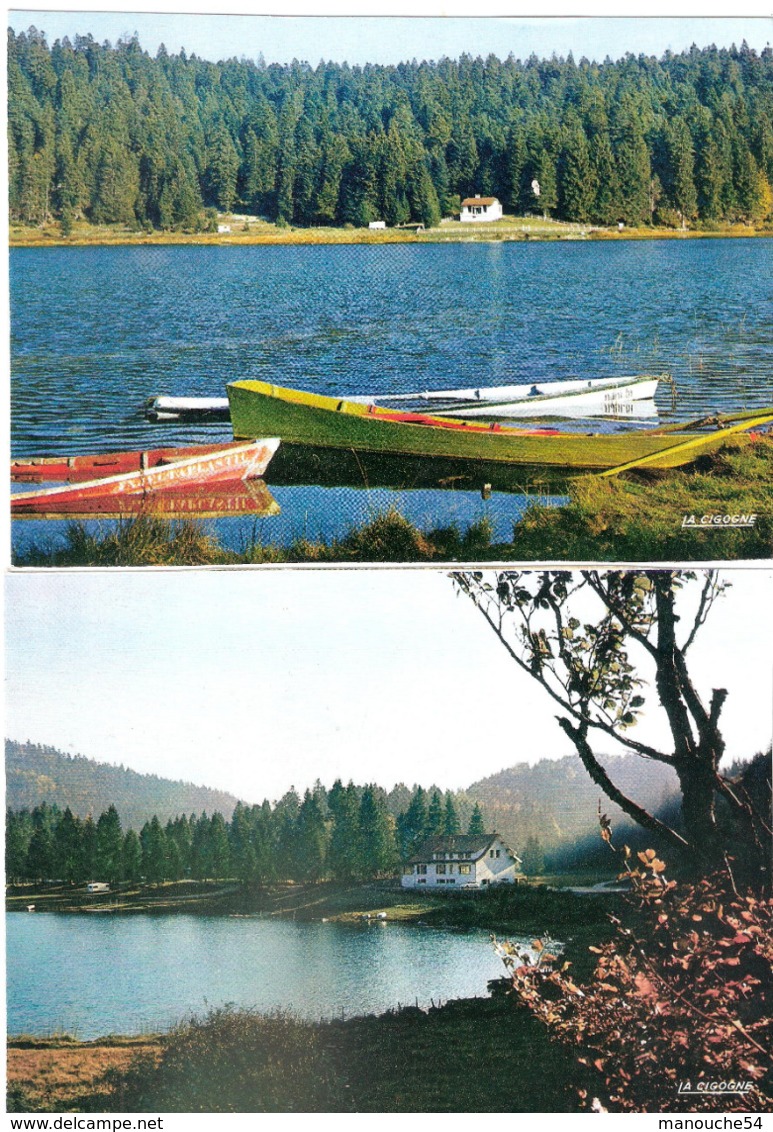 LOT DE 2 CPSM DU LAC GENIN - Oyonnax