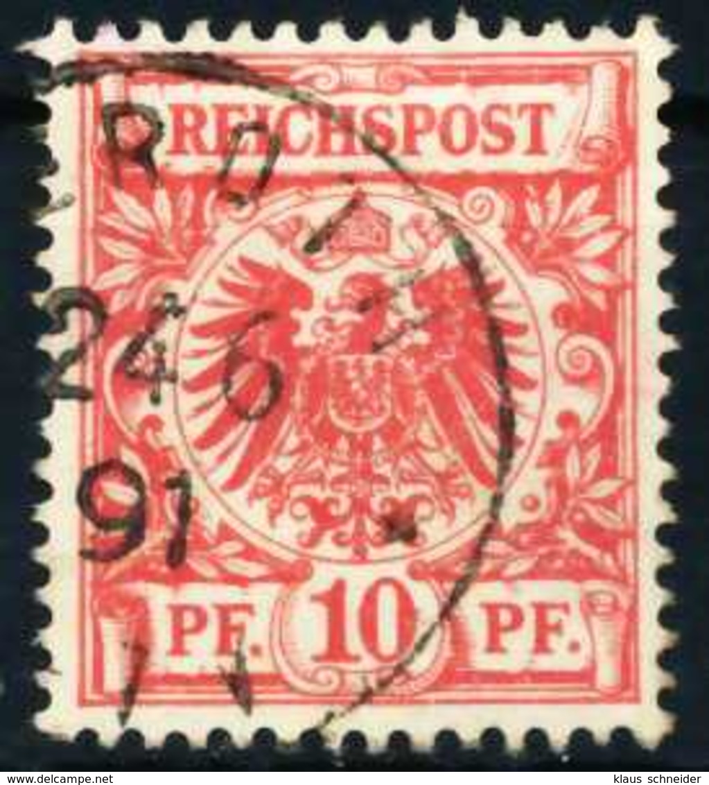 D-REICH KRONE ADLER Nr 47b Zentrisch Gestempelt X68EDF2 - Used Stamps