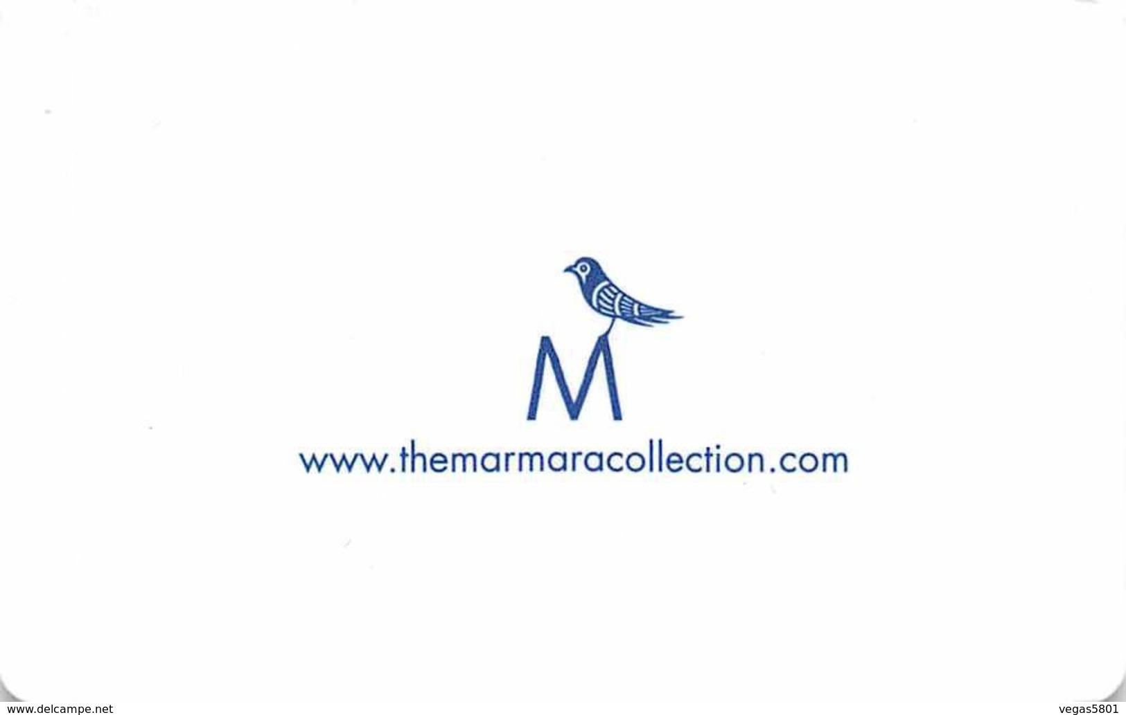 THE MARMARA COLLECTION - Turkey - Hotel Room Key Card, Hotelkarte, Schlüsselkarte, Clé De L'Hôtel - Hotelkarten
