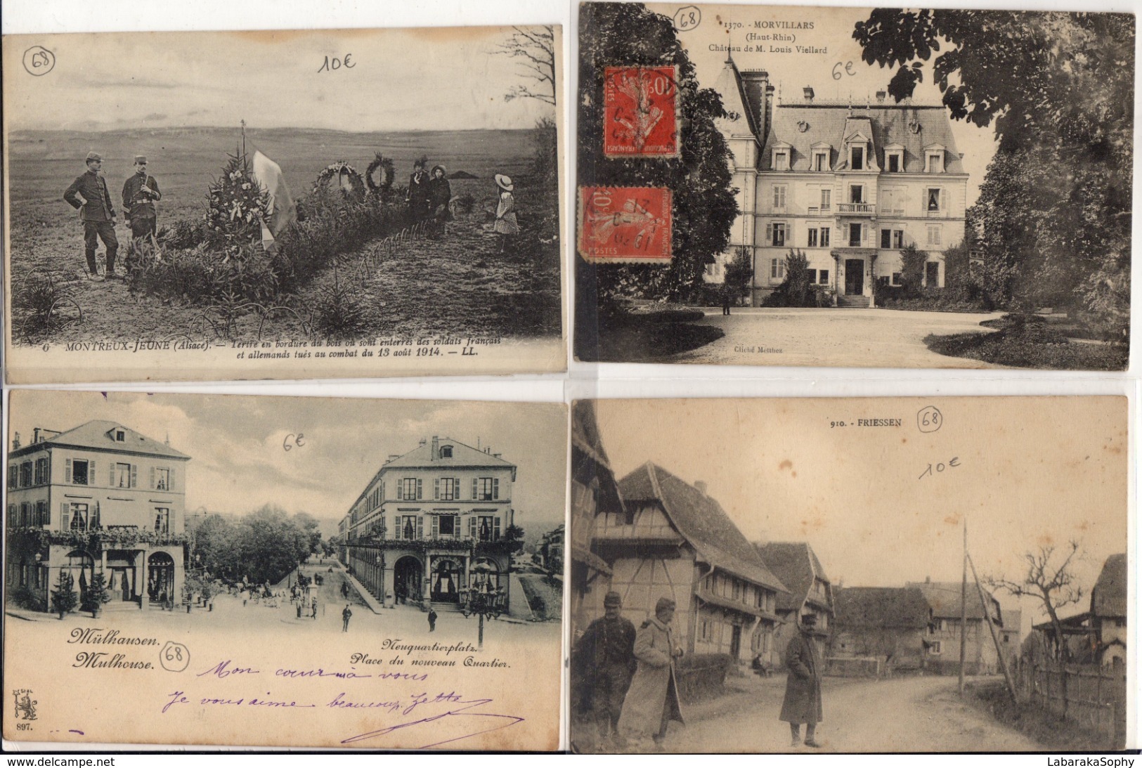 LOT 17 CPA - DÉPARTEMENT DU HAUT-RHIN - Sonstige & Ohne Zuordnung