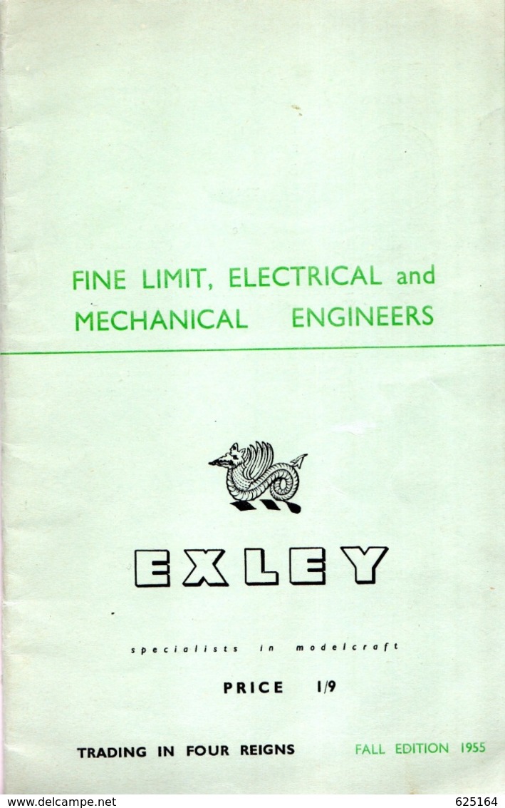 Catalogue EXLEY 1955 Electrical & Mechanical Engineers - Engels