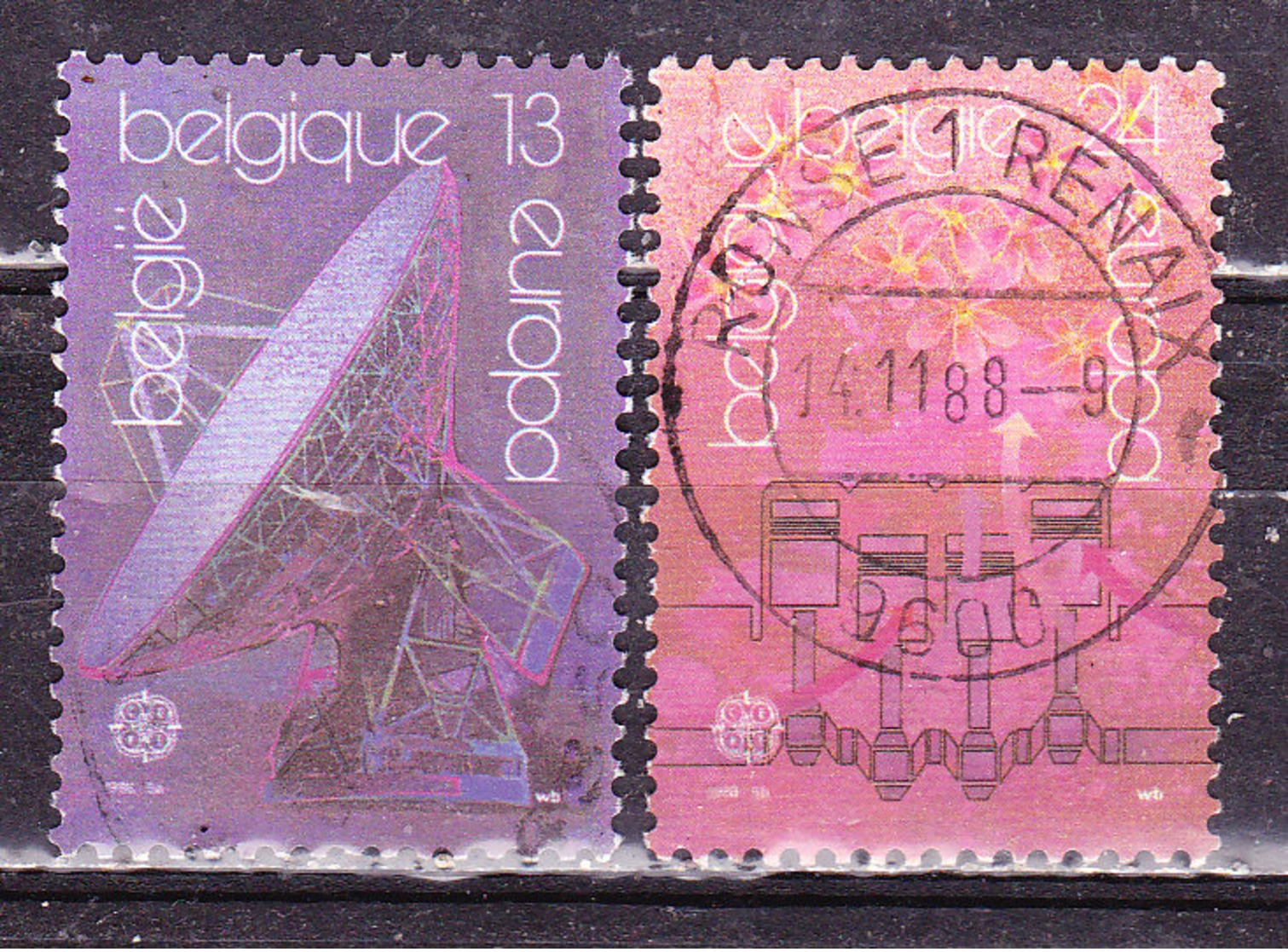 Belgio 1988 Europa    Serie Completa Usata - Used Stamps