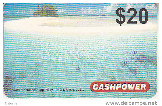 MARSHALL ISLANDS - Cashpower By M.E.C. Prepaid Card $20, Used - Marshall