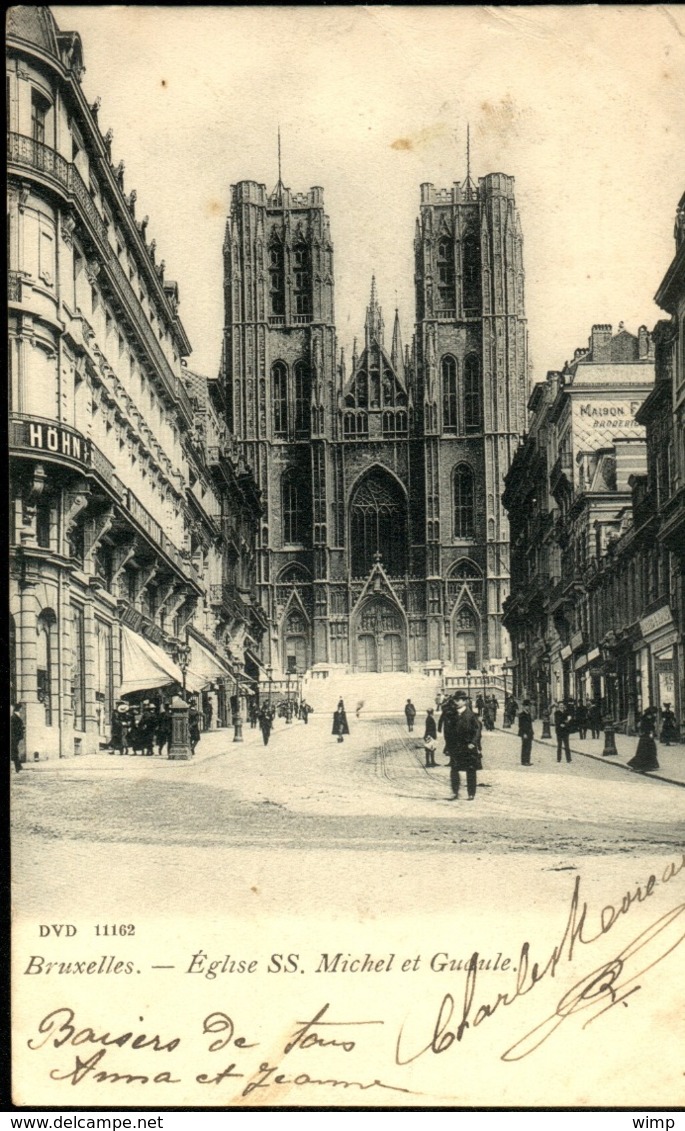 Bruxelles :  Eglise SS Michel Et Gudule Carte DVD-kaart - Monuments, édifices