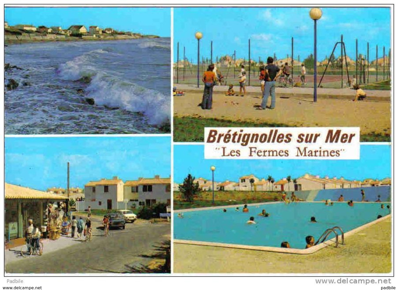 Carte Postale 85. Bretignolles-sur-mer   "Les Fermes Marines"  Trés Beau Plan - Bretignolles Sur Mer