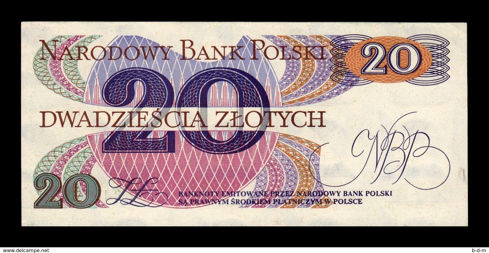 Polonia Poland 20 Zlotych 1982 Pick 149 SC UNC - Poland