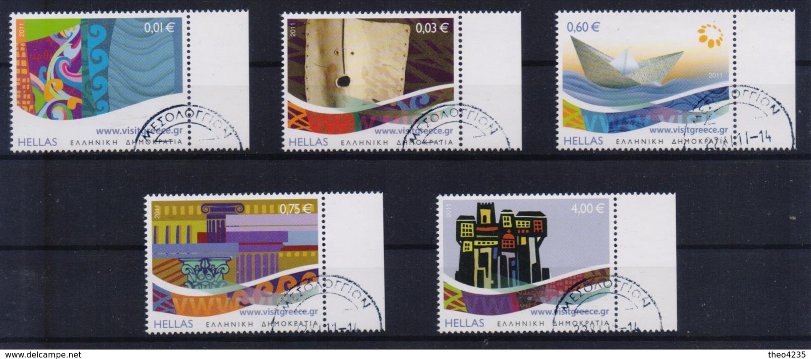 GREECE STAMPS 2011/DESTINATION GREECE-22/6/11-USED-COMPLETE SET - Oblitérés