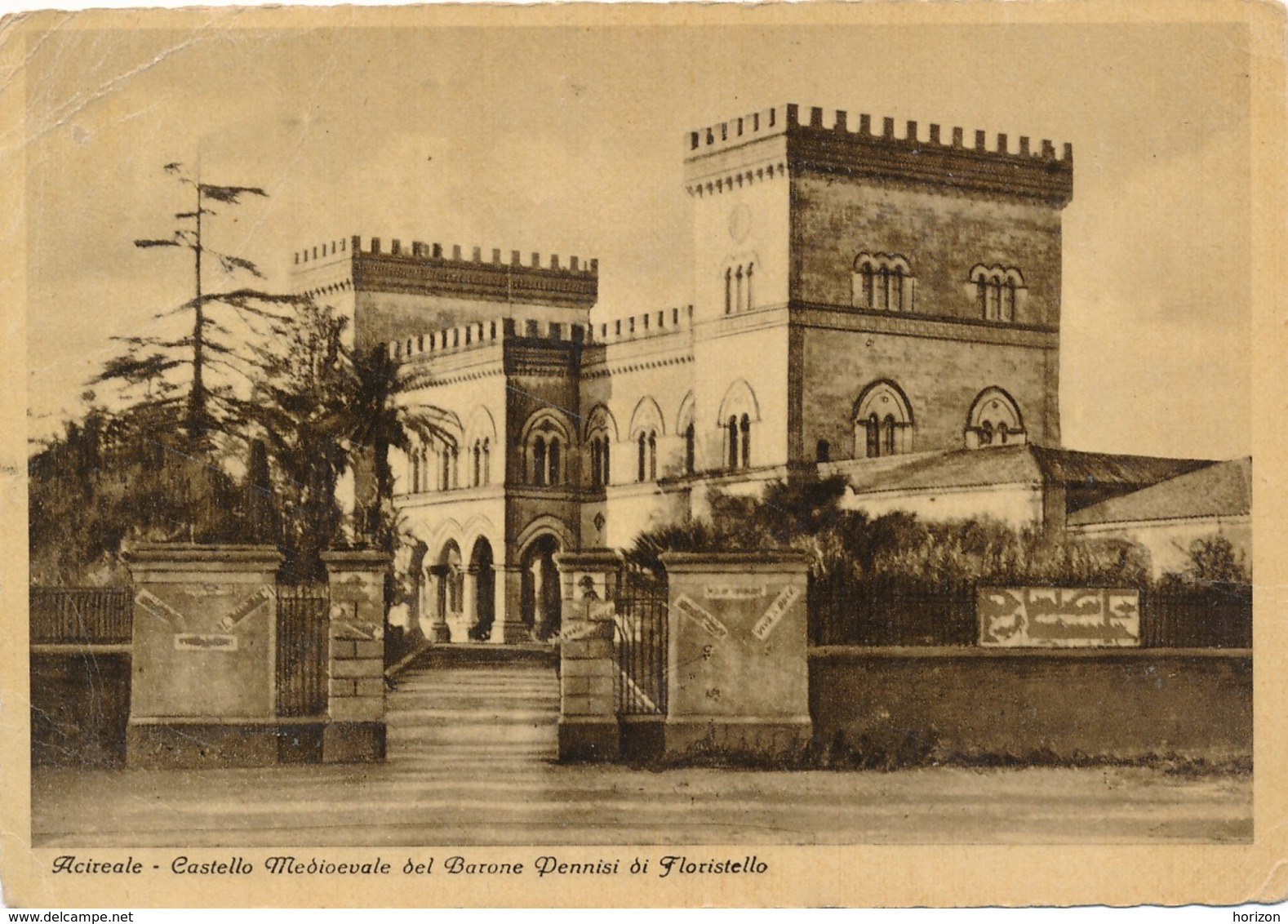 Z.519.  ACIREALE - Catania - Castello Medioevale... - 1949 - Acireale