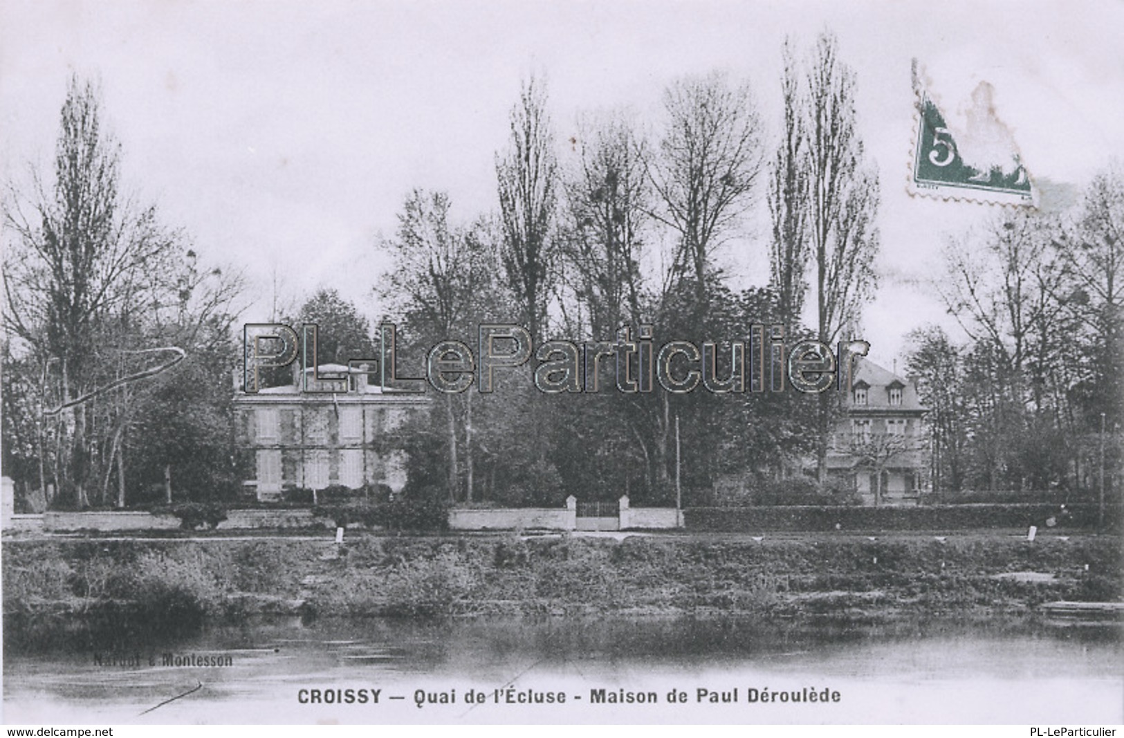 CPA  Croissy Quai De L'écluse - Croissy-sur-Seine