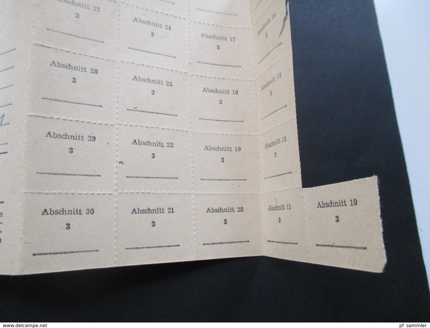 DDR 1990 2x Ausweis für den Bezug von3 Sätzen Sonderpostwertzeichen