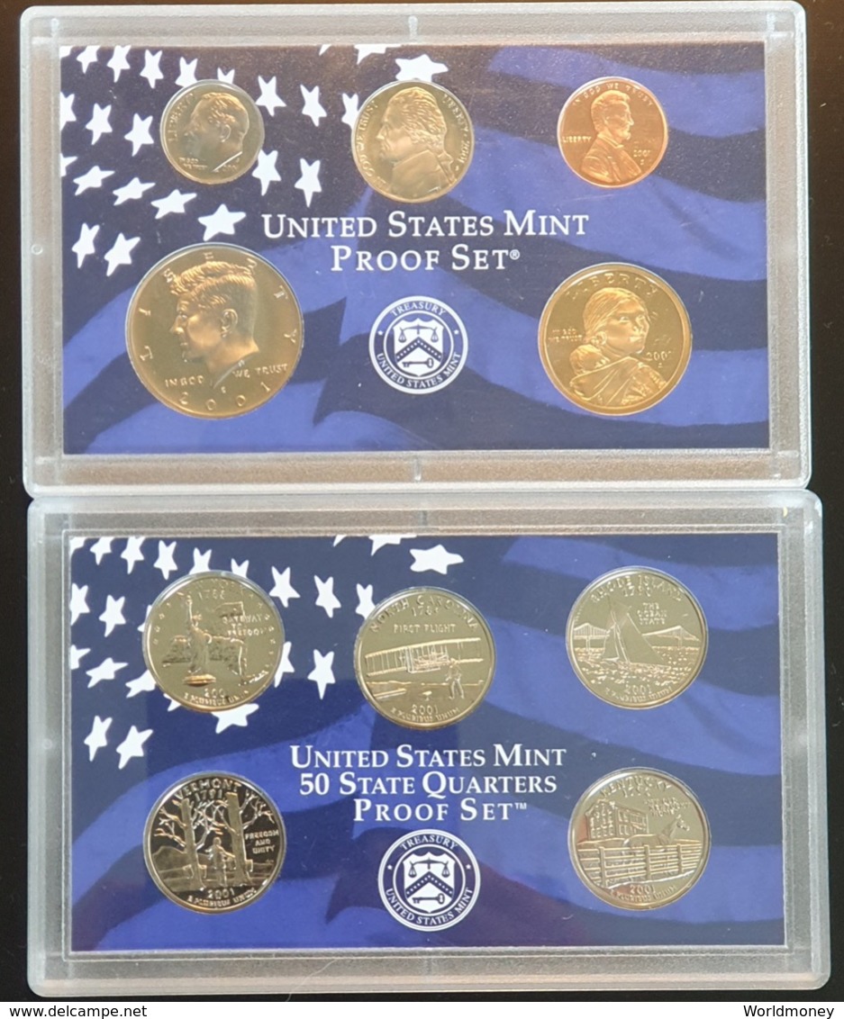 United States PROOF Set 2001 S (10 Piece) - Collections