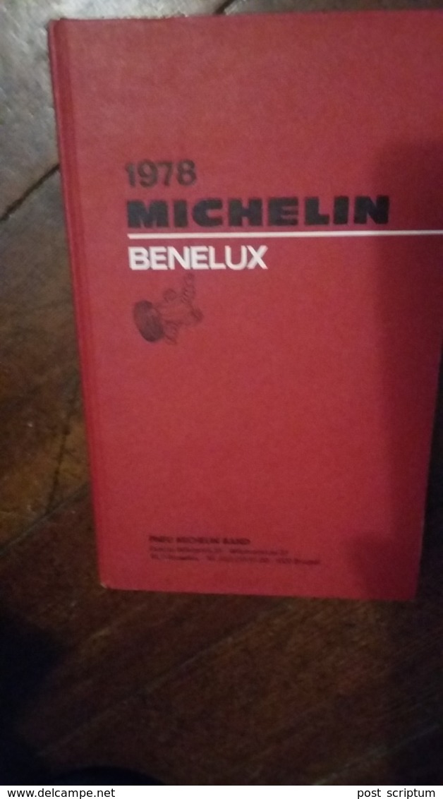 Livre-  Guide Michelin Benelux 1978 - Michelin (guides)