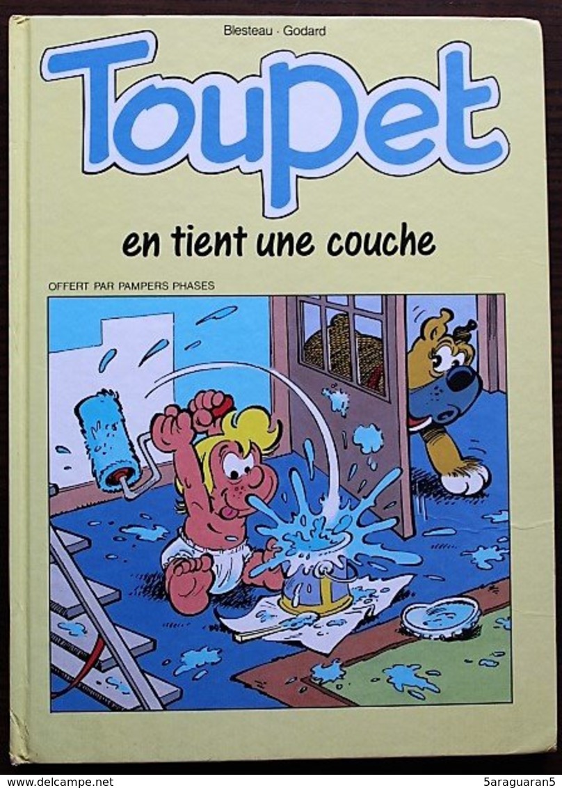 BD TOUPET - HS - Toupet En Tient Une Couche - EO Publicitaire Pampers 1992 - Toupet