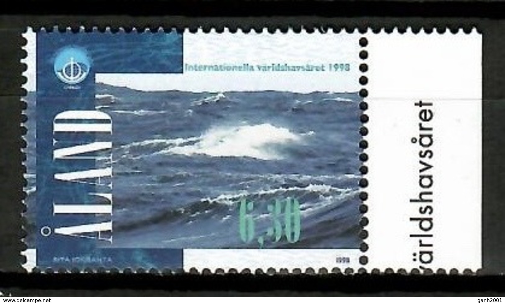 Aland 1998 / International Year Of The Ocean MNH Año Del Océano / Ki28  38-1 - Protection De L'environnement & Climat