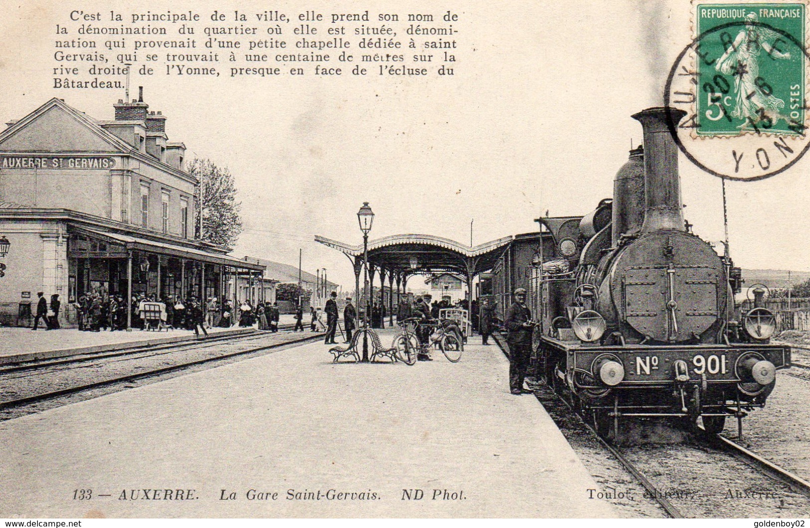 89 Auxerre, La Gare Saint Gervais, Train - Auxerre