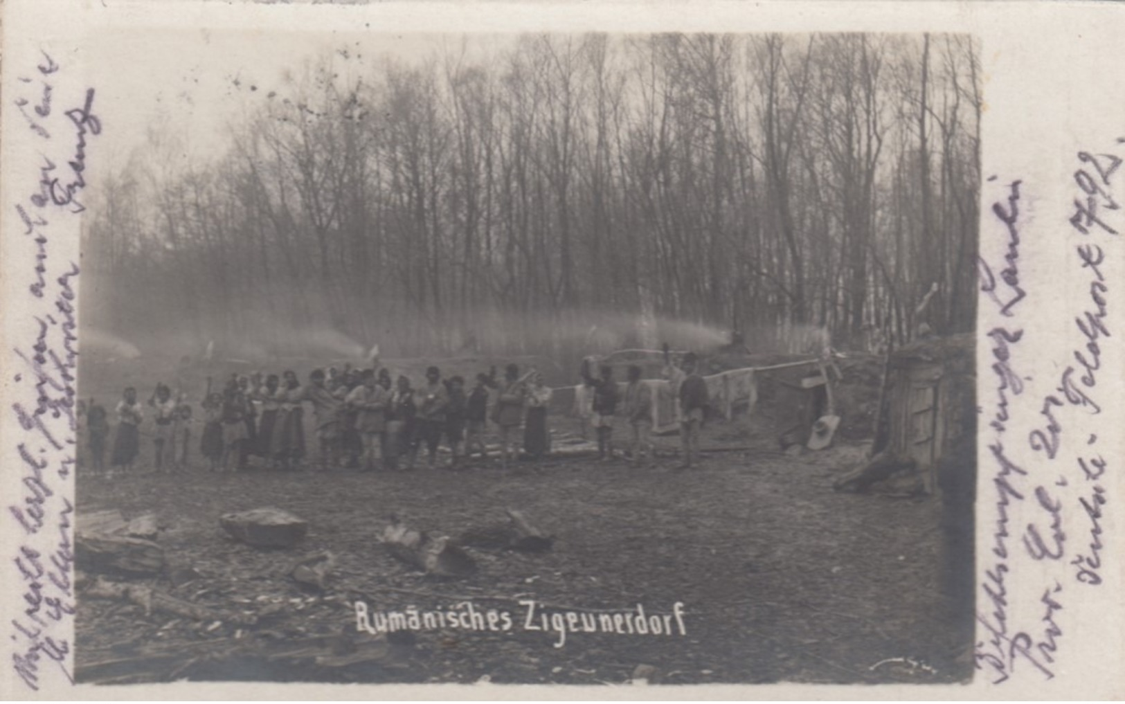 RP: Rumanisches Zigeunerdorf , WW1-1914-18 - Rumänien