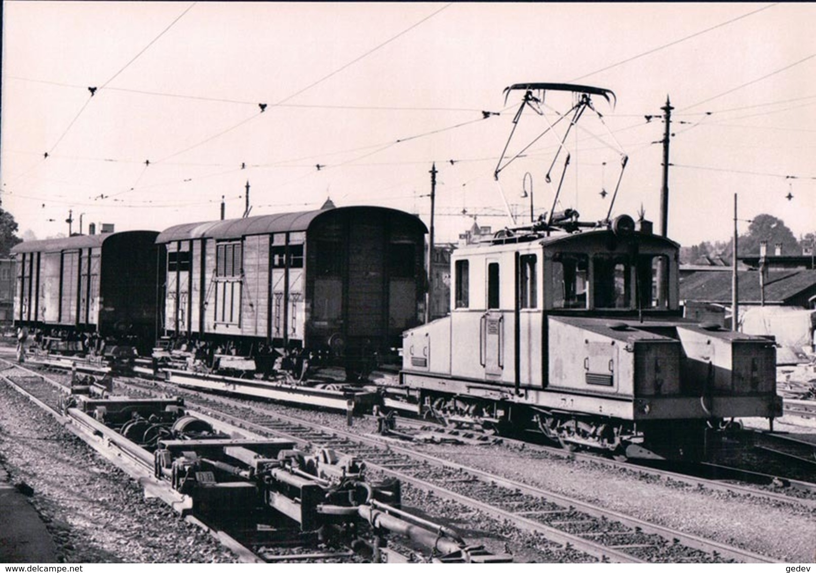 Suisse, Chemin De Fer Schaffhouse, Train à Schaffhouse Gare De Marchandises, Photo 1964 BVA, Sch ST 19.2 - Schaffhouse