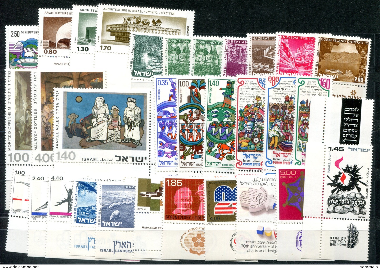 5300 - ISRAEL - Lot Mit Nur Postfrischen, Kompletten Ausgaben Mit TAB - Collections, Lots & Series