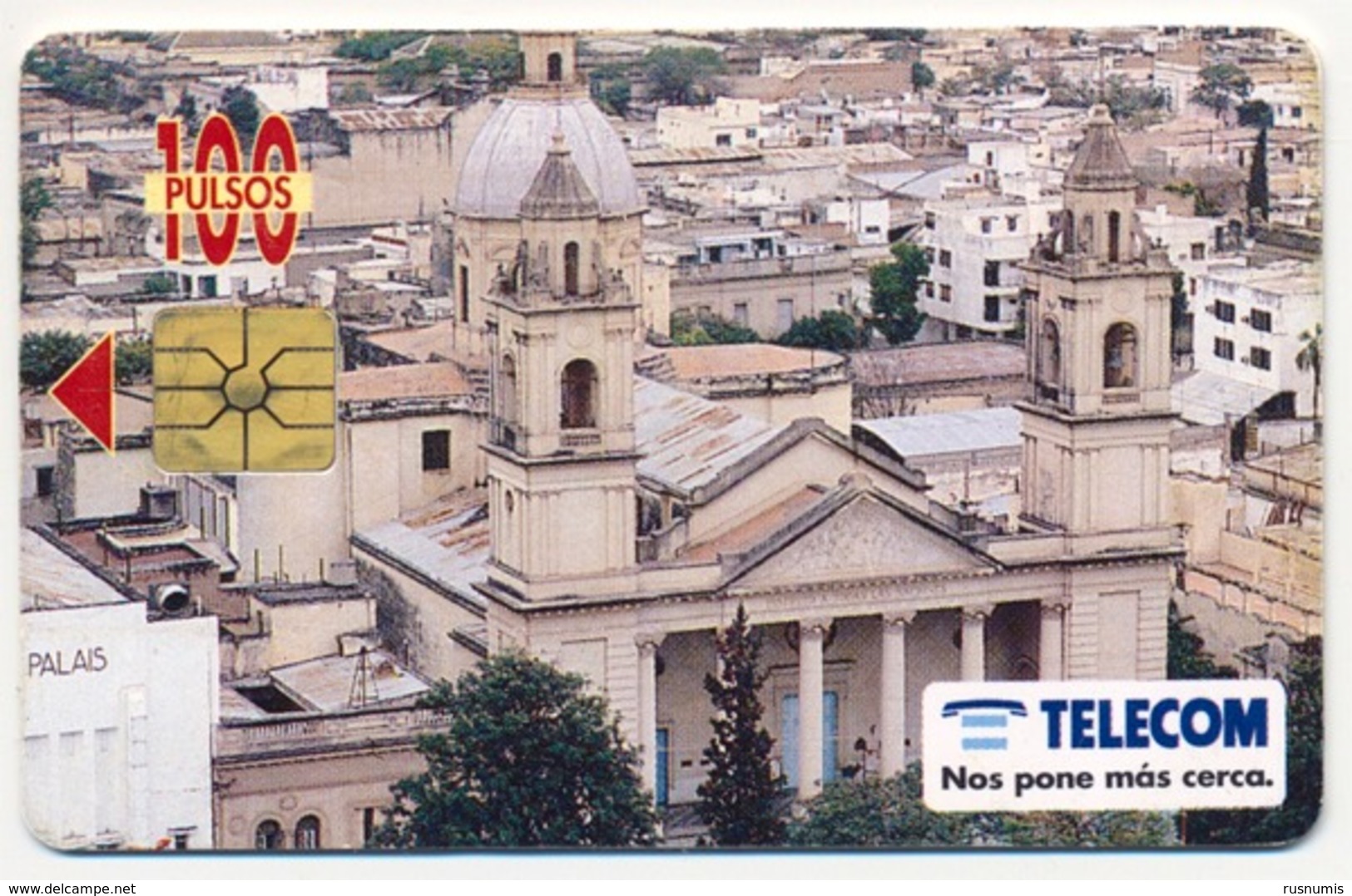 ARGENTINA - ARGENTINE - ARGENTINIEN TELECOM 100 UNITS CHIP PHONECARD TELECARTE CATHEDRAL CATEDRAL SANTIAGO DEL ESTERO - Argentinien