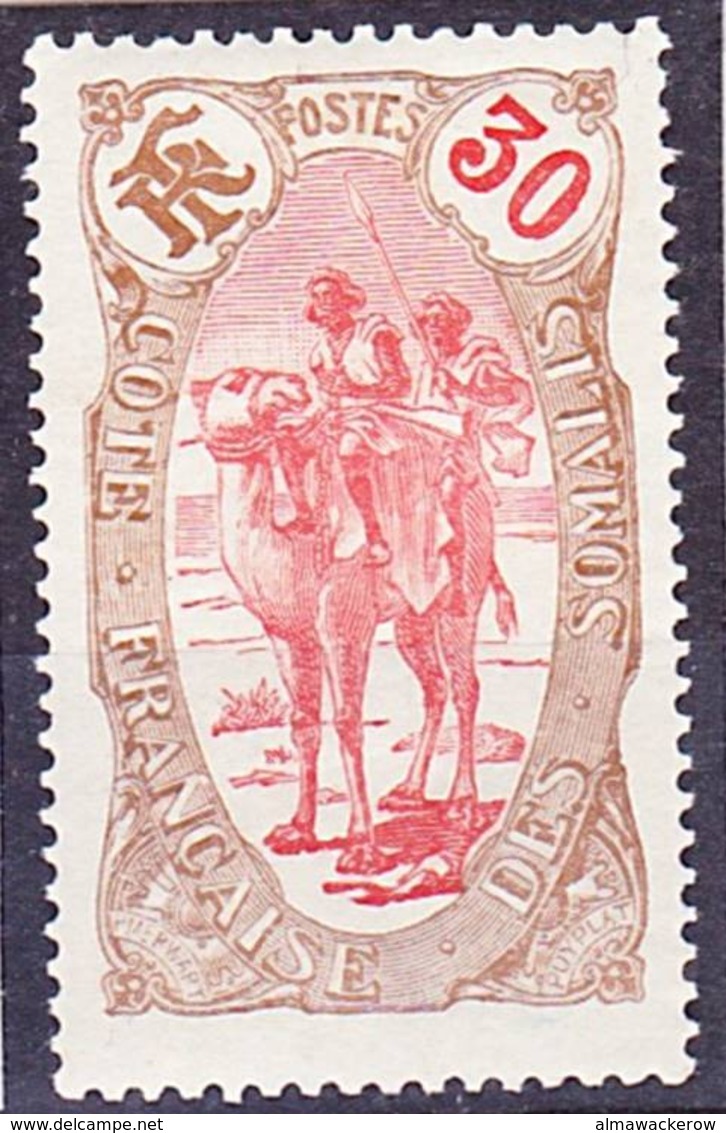 Côte Des Somalis 1909 Yv. 74, Mi 73 Neuf Avec Charnière *, Je Vends Ma Collection! - Ungebraucht