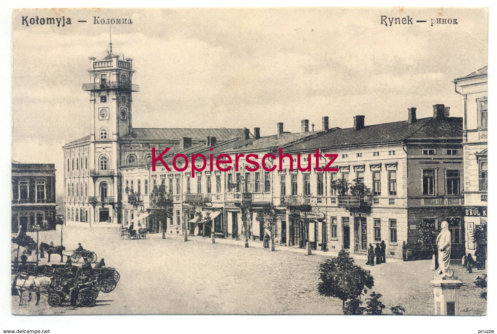 Kolomyja Ca. 1910, Rynek - Ukraine