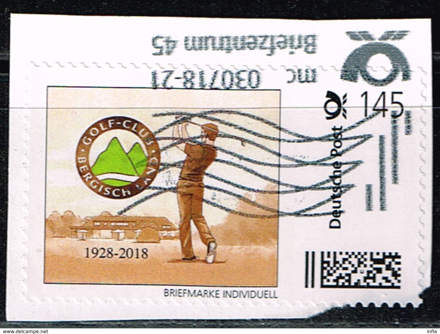 Briefmarke-individuell, Golf-Club Bergisch - Gladbach - Privées & Locales