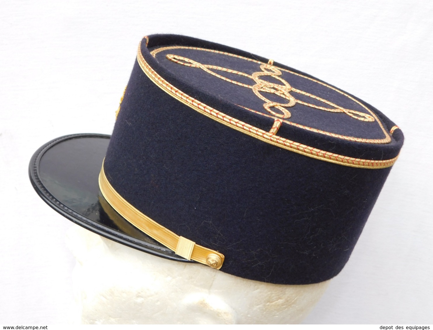 TRES BEL ANCIEN  KEPI ADJUDANT CHEF INFANTERIE de MARINE - COLONIALE - 100% NEUF