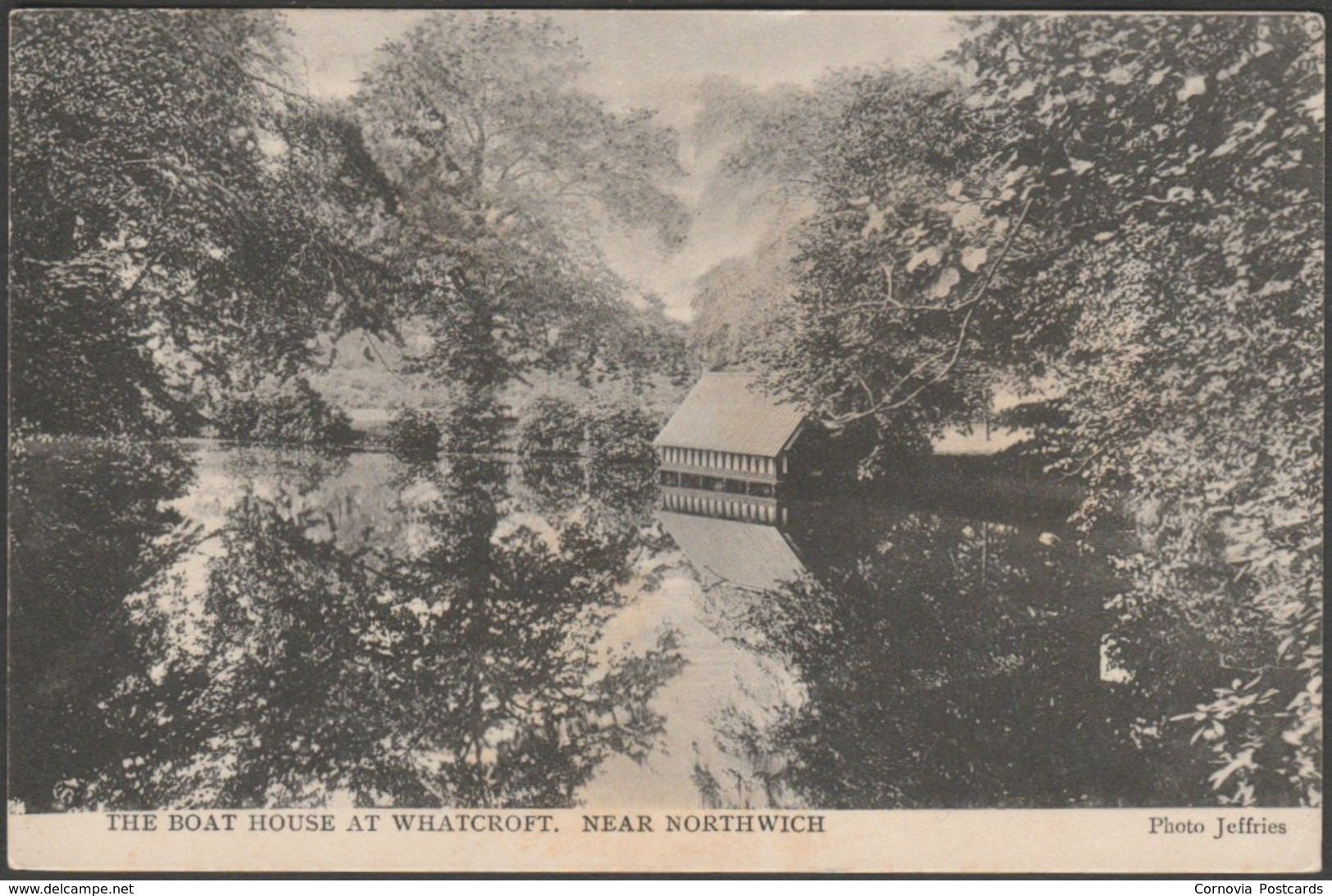 The Boat House At Whatcroft, Near Northwich, Cheshire, 1905 - Evans Postcard - Other & Unclassified