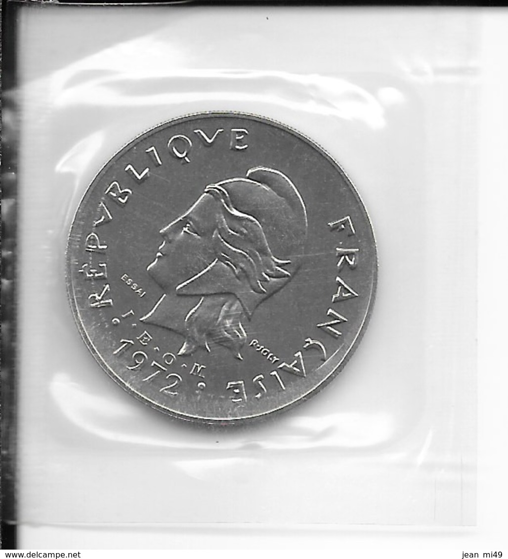 NOUVELLES HEBRIDES - 50 FRANCS 1972 - ESSAI - I.E.O.M.  - Fleur De Coin - New Hebrides