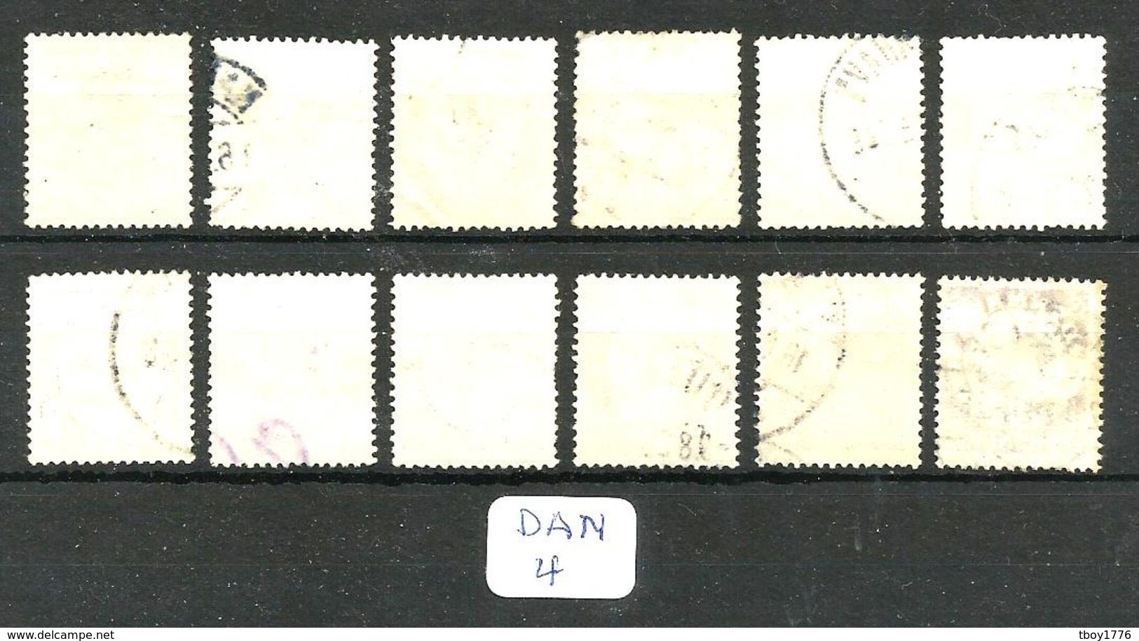 DAN YT 105/116 En Obl Avec 111a Au Lieu De 111 - Used Stamps
