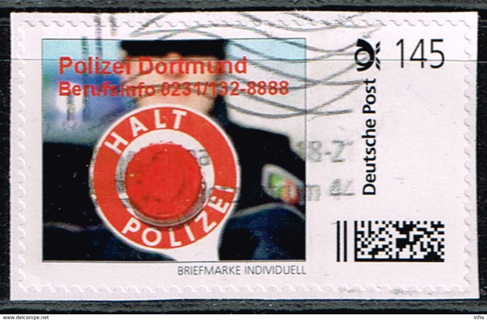 Briefmarke-individuell,Polizei Dortmund - Private & Local Mails