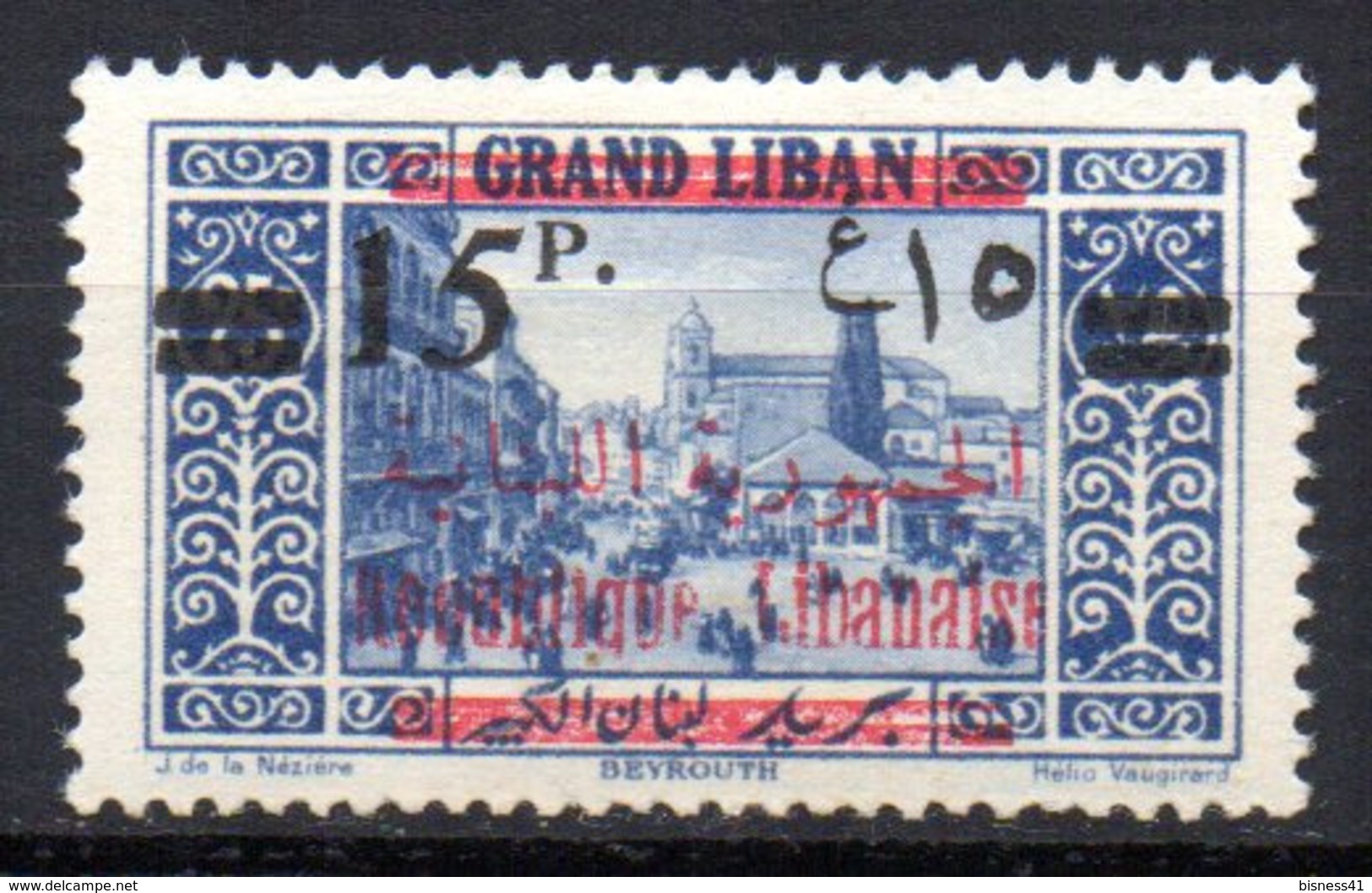 Col17  Colonie Grand Liban N° 114 Neuf X MH Cote 15,00 € - Nuovi