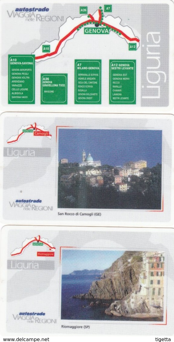 VIACARD AUTOSTRADE VIAGGIA NELLE REGIONI LIGURIA - Altri & Non Classificati