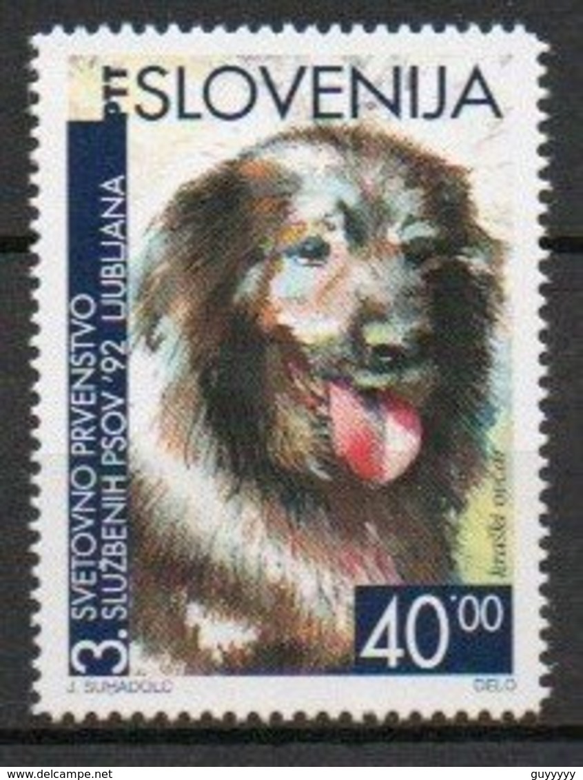 Slovénie - Slovenija - 1992 - Yvert N° 28A ** - Championnat Du Monde Du Chien De Race - Slovenië