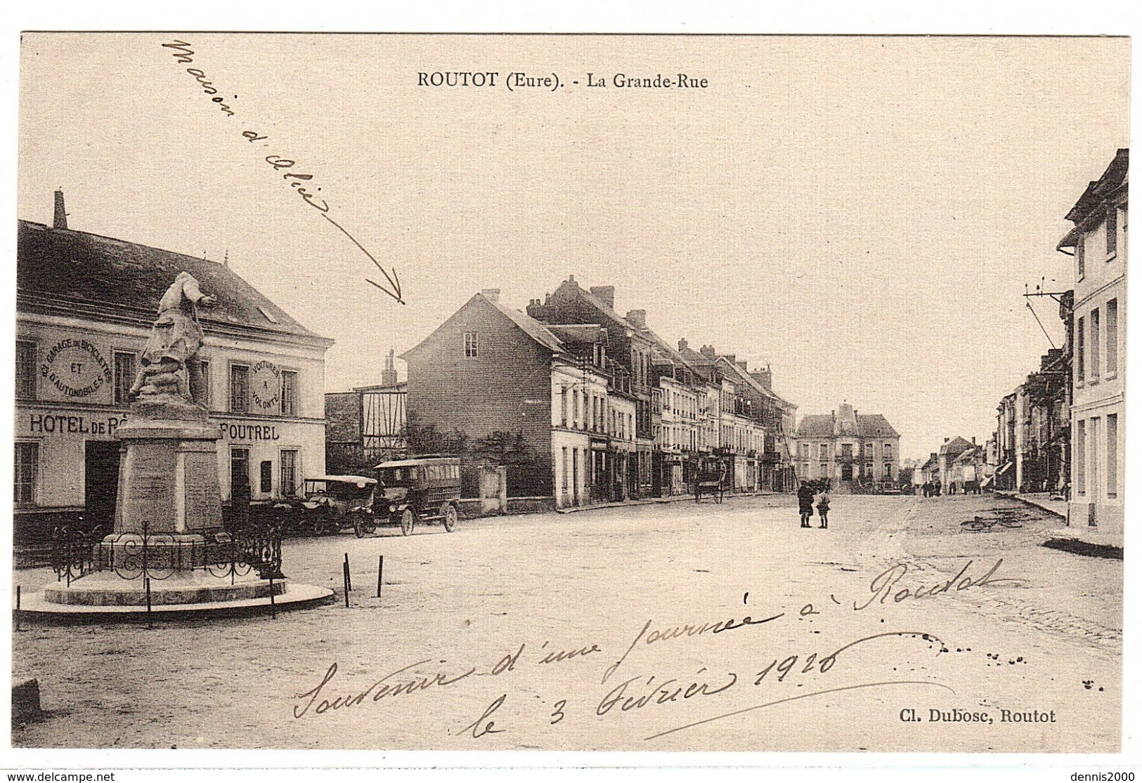 ROUTOT (27) - La Grande-Rue - Ed. Cl. Dubosc, Routot - Routot