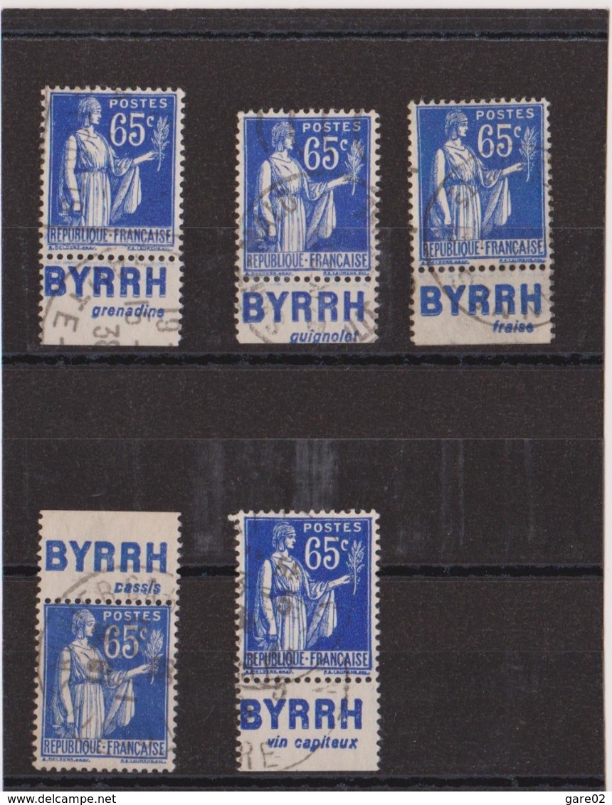 Type Paix 65c Byrrh Obl - Otros & Sin Clasificación