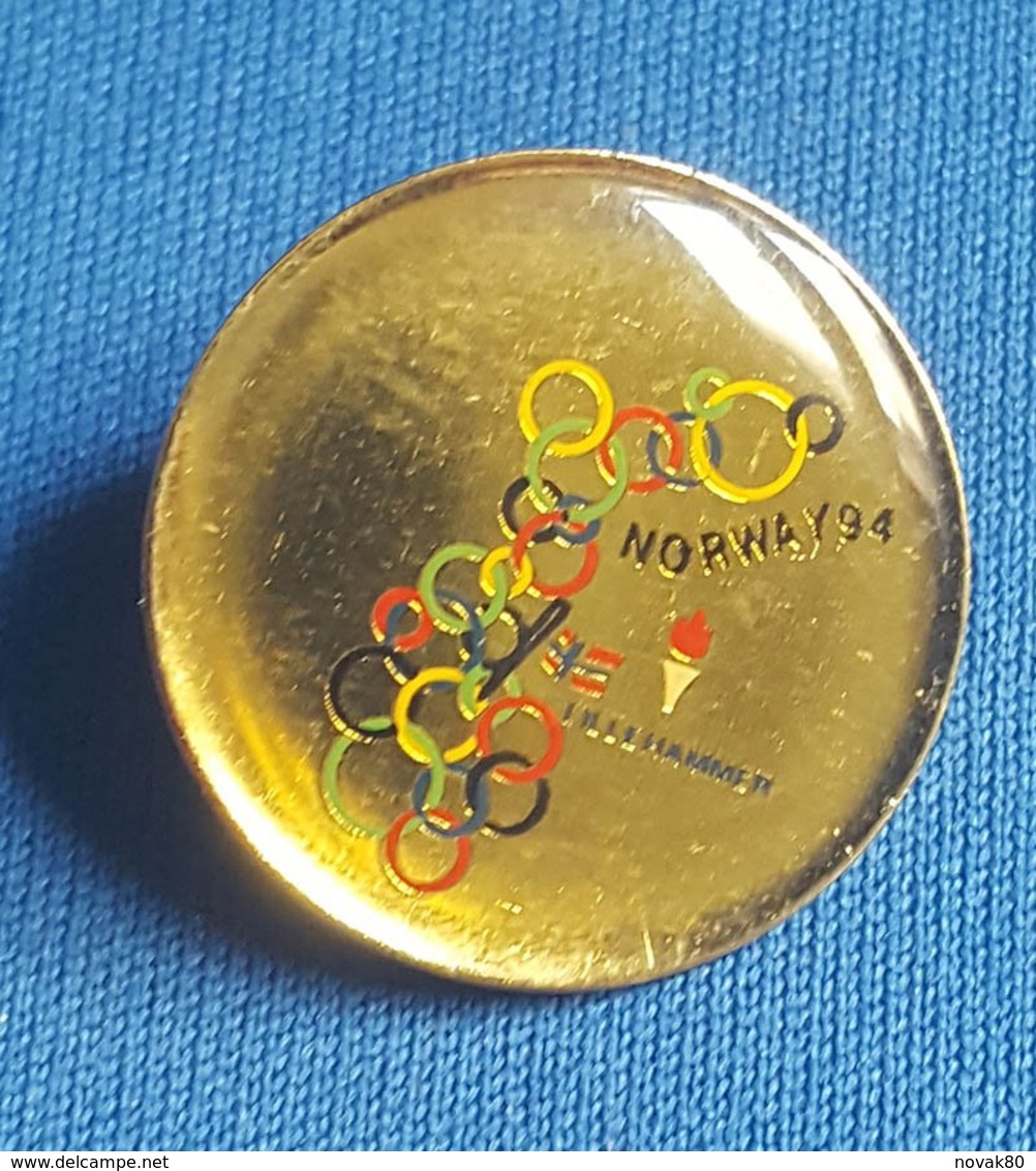 OLYMPIC GAMES - LILLEHAMMER, 1994.  BID  Badge / Pin - Olympische Spelen