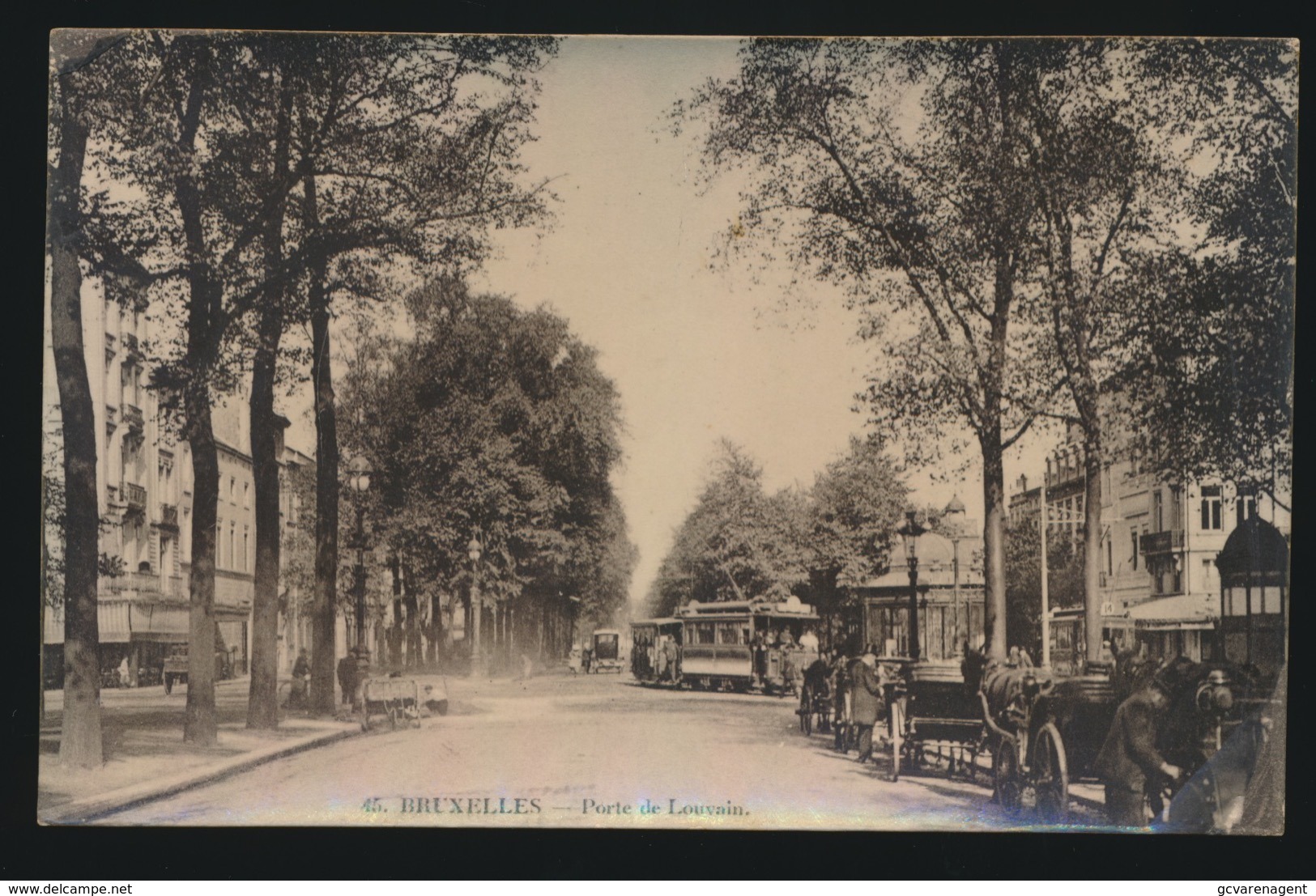 BRUXELLES  - PORTE DE LOUVAIN  - TRAM  KOETSEN - Avenues, Boulevards