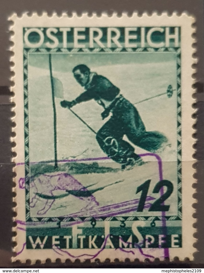 AUSTRIA 1936 - Canceled - ANK 623 - FIS Wettkämpfe 12g - Gebraucht