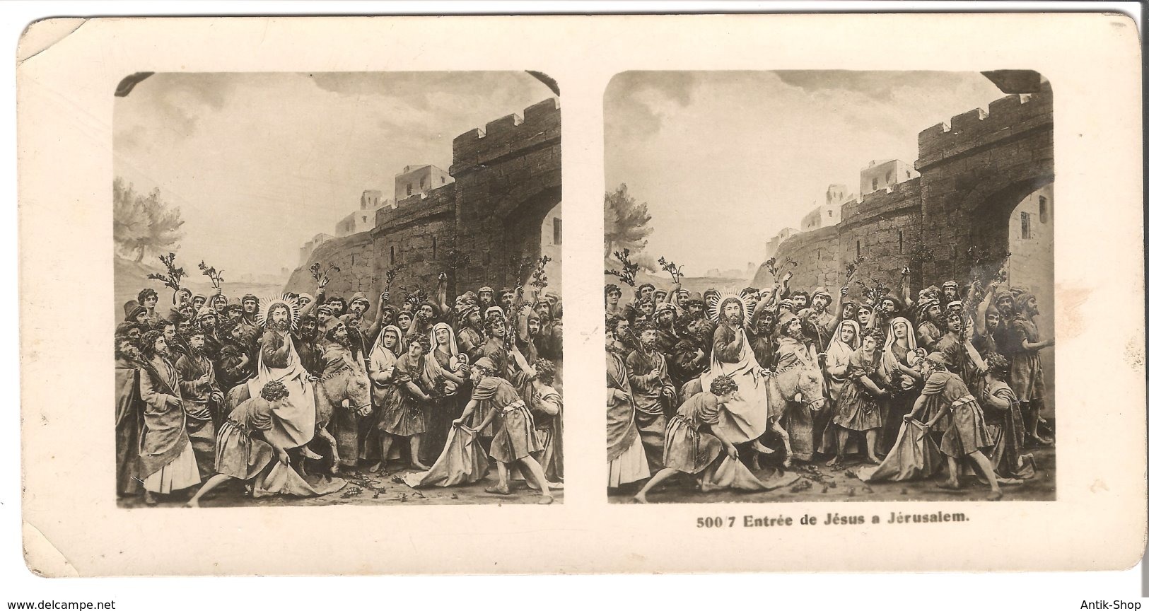 Entrée De Jésus A Jérusalem  - 1904 (S056) - Stereo-Photographie