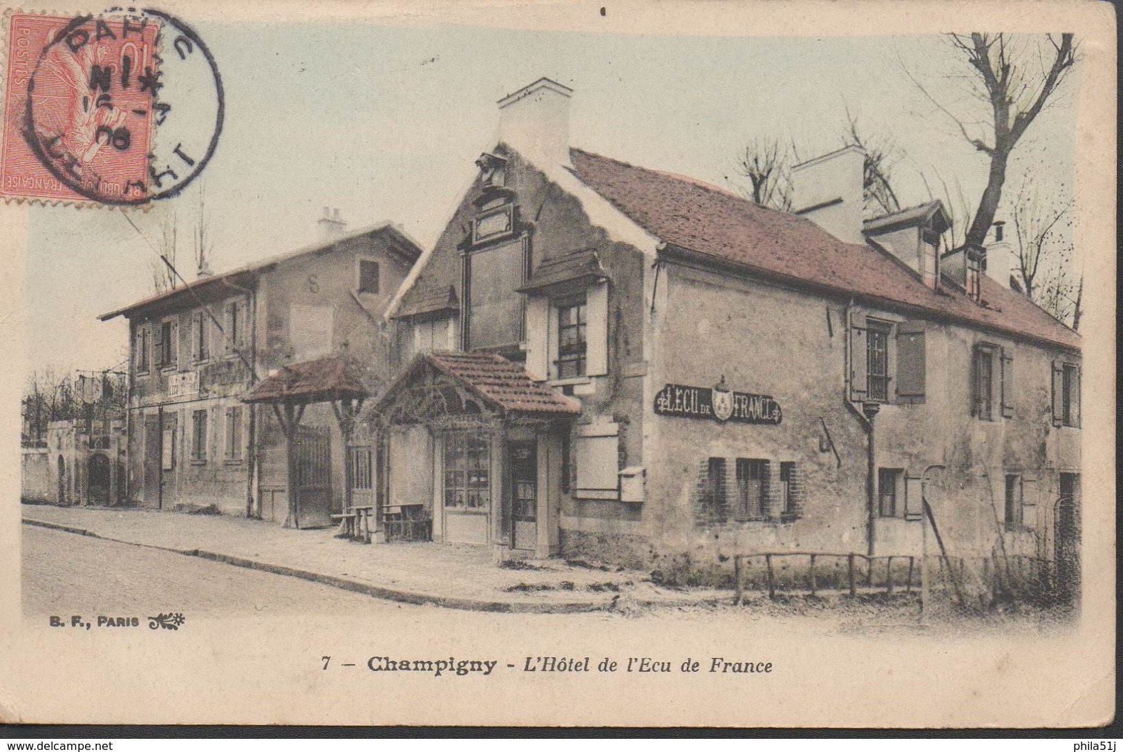 CHAMPIGNY  "94" __  L'HOTEL DE L'ECU DE FRANCE - Champigny Sur Marne