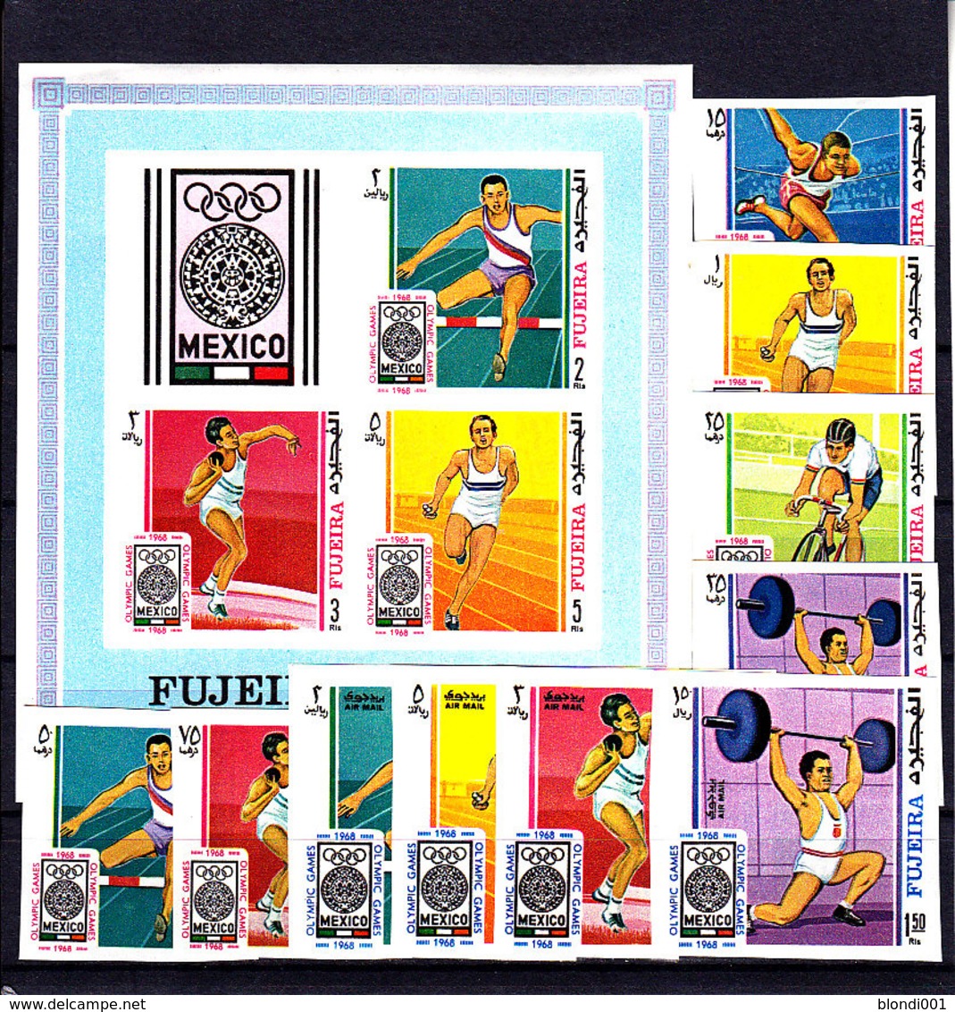 Olympics 1968 - Cycling - FUJEIRA - S/S+Set Imp. MNH - Zomer 1968: Mexico-City